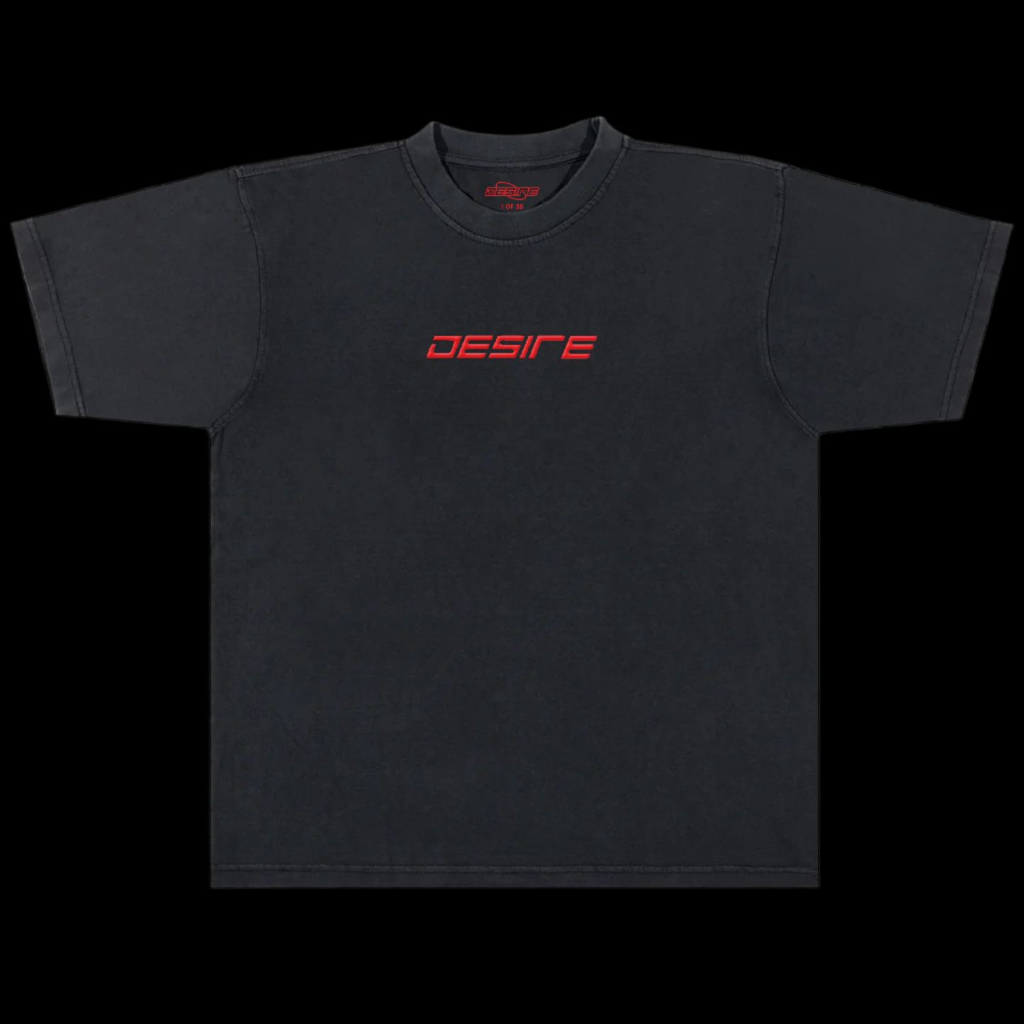TEMPTATIONS 01 TEE (BLACK/RED)